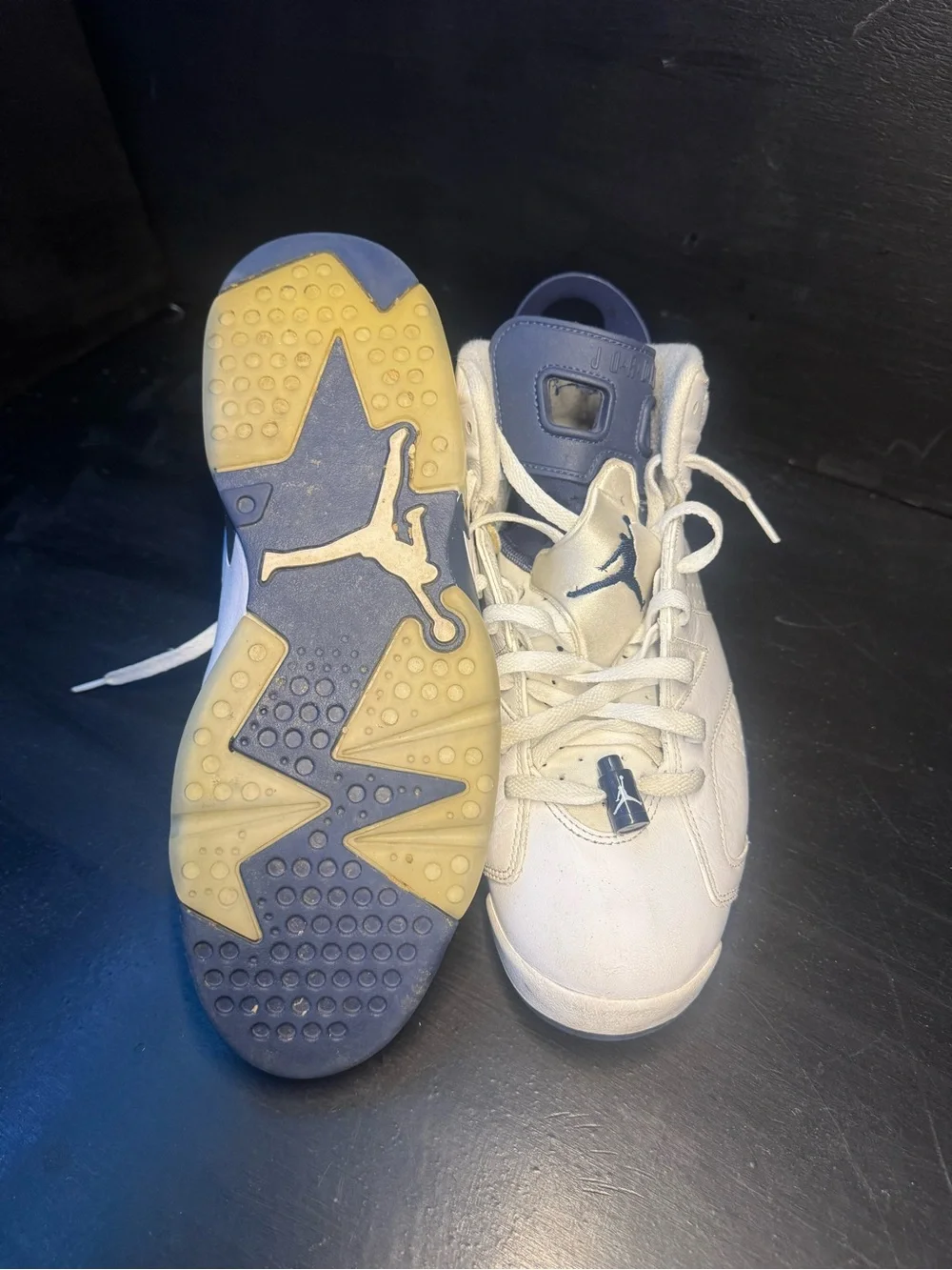 White and Navy jordan 5 Basketball Sneakers High-Top Athletic Shoes